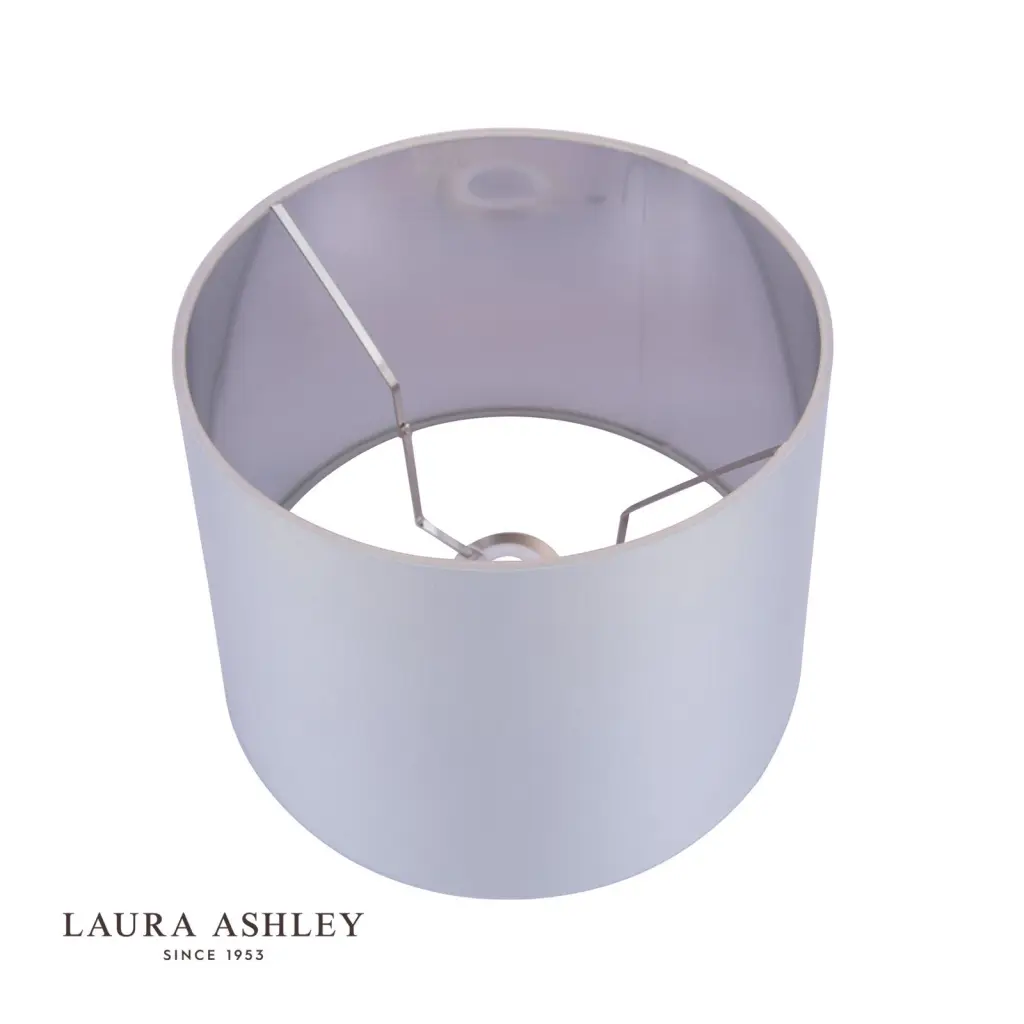 Emyr Silk Silver Drum Shade 30.5cm/12 Inch
