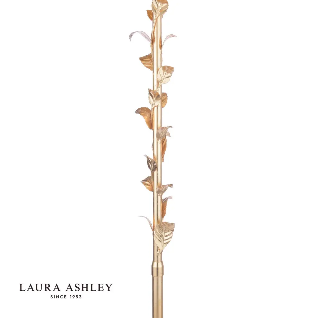 Halton Gold Leaf Floor Lamp C/W Shade