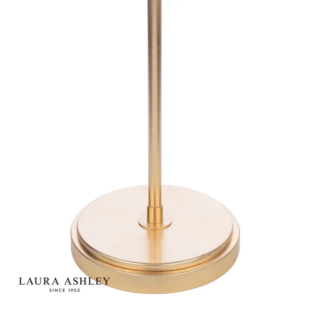 Halton Gold Leaf Floor Lamp C/W Shade