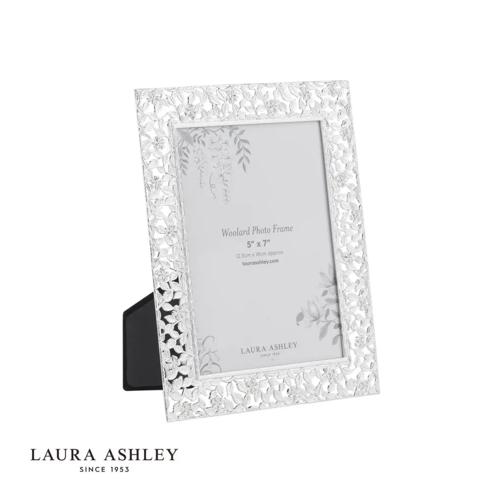 Woolard Polished Silver 5x7 Inch Photo Frame