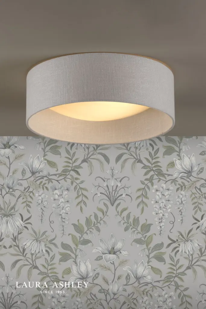 Bacall Natural Linen Flush Fitting