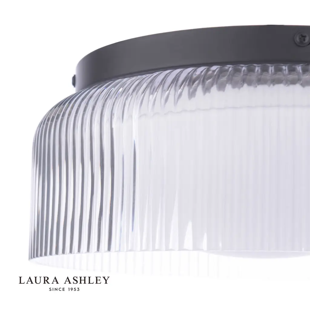 Clarissa Matt Black Flush Fitting IP44