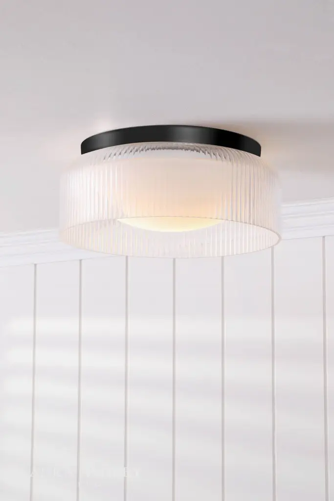 Clarissa Matt Black Flush Fitting IP44