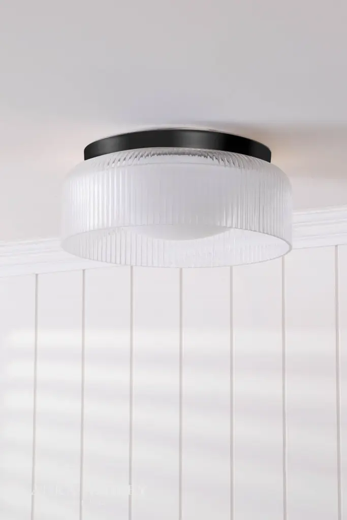 Clarissa Matt Black Flush Fitting IP44