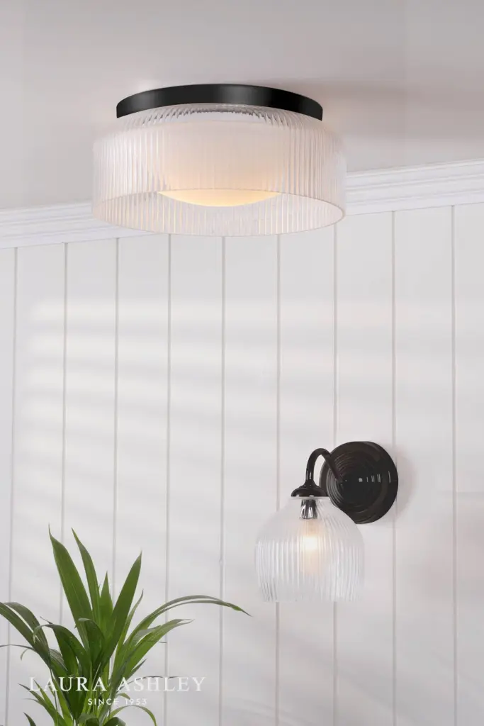 Clarissa Matt Black Flush Fitting IP44
