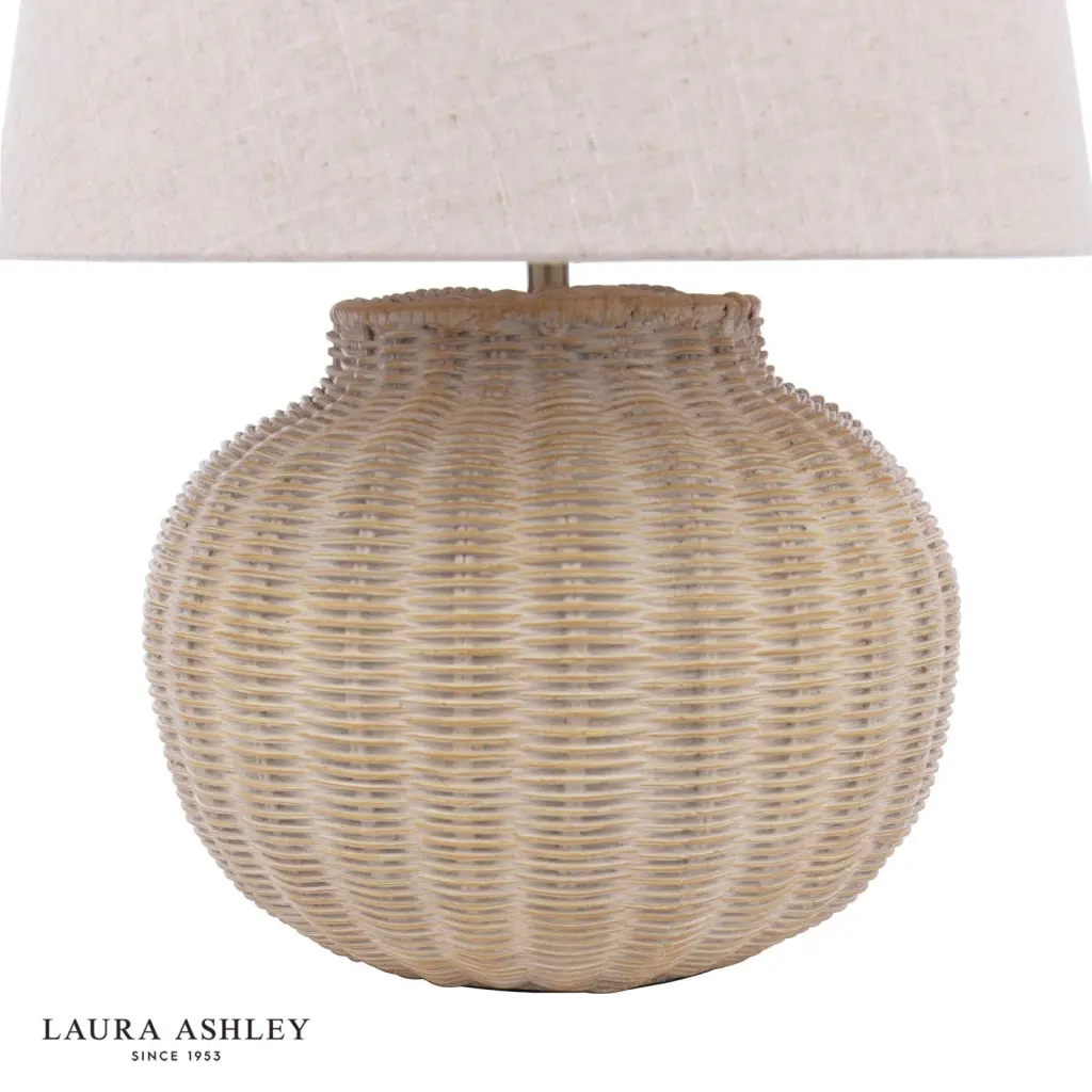 Fernhill Rattan Table Lamp C/W Shade