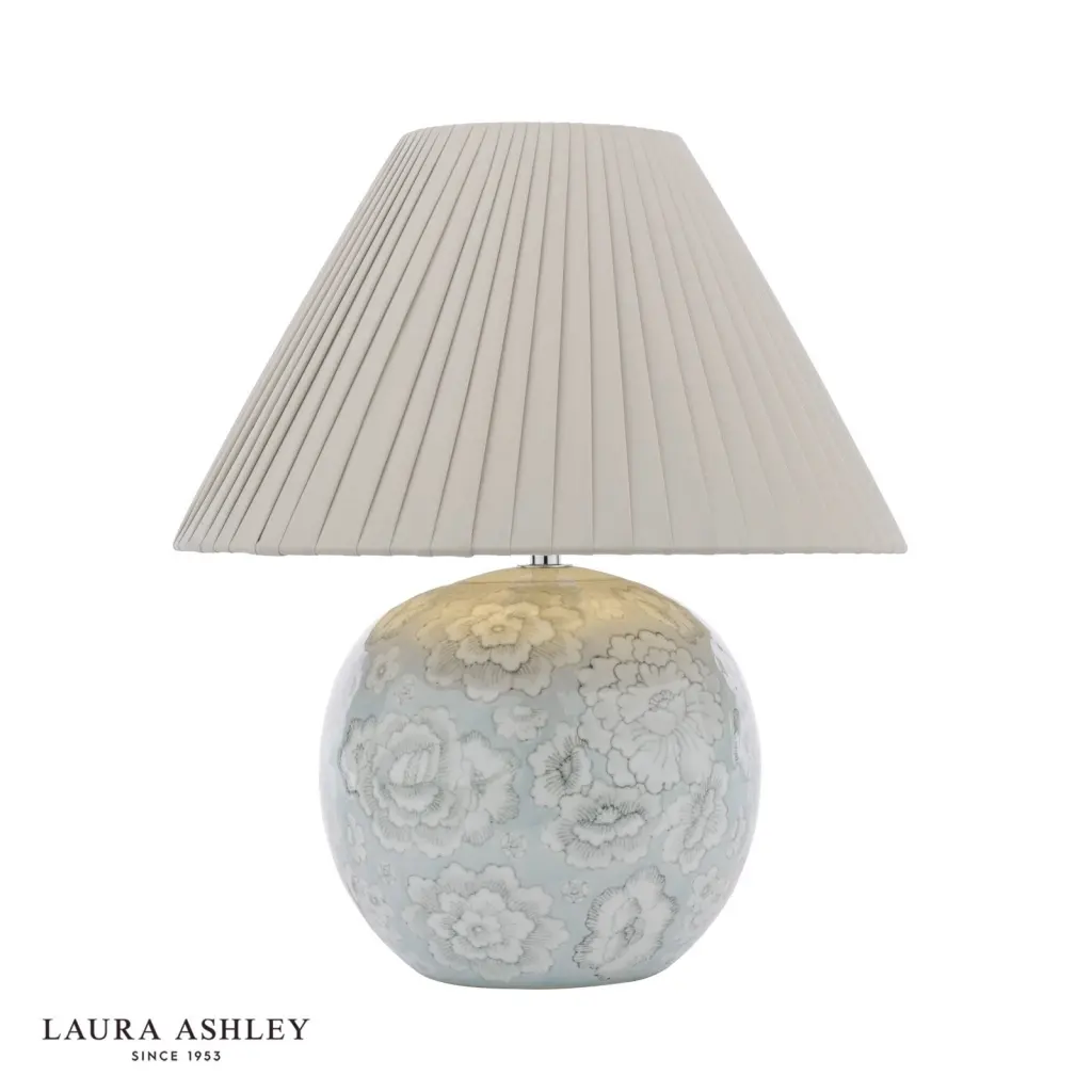 Montford Blue Table Lamp C/W Shade