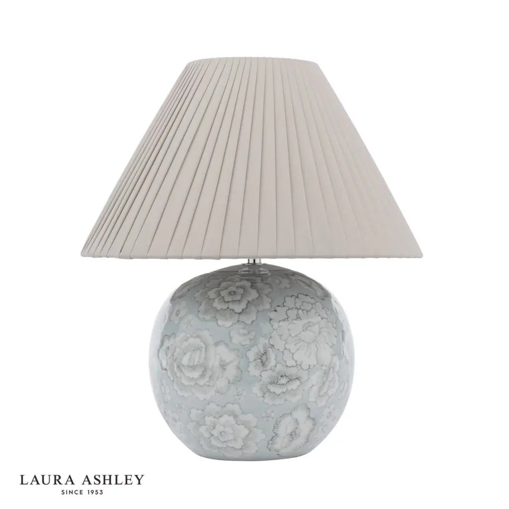 Montford Blue Table Lamp C/W Shade