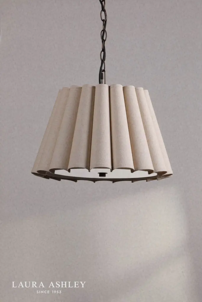 Holwell Antique Bronze Pendant with Natural Shade