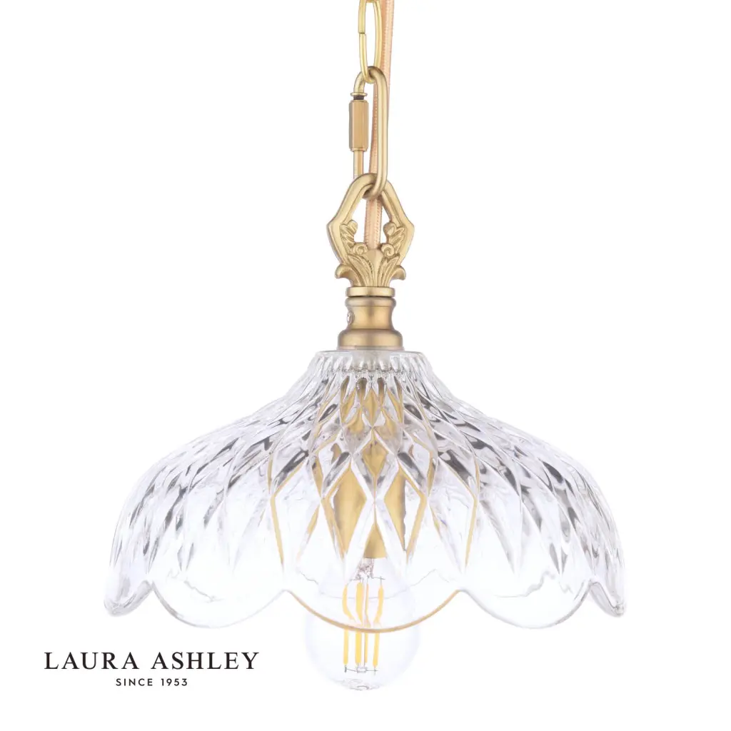Eversden Antique Brass Single Pendant