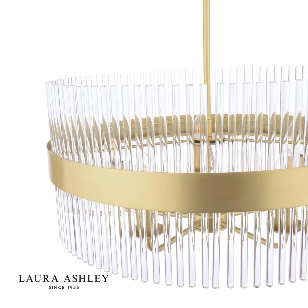 Alexa 5 Light Antique Brass Pendant