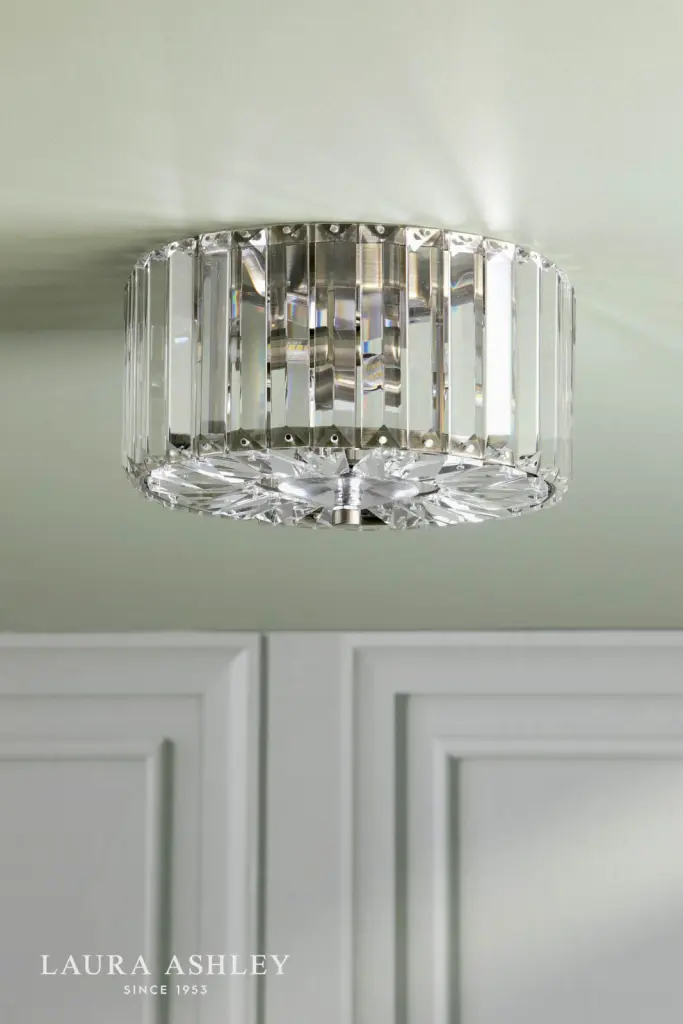 Fernhurst Small 3 Light Antique Brass Flush Fitting