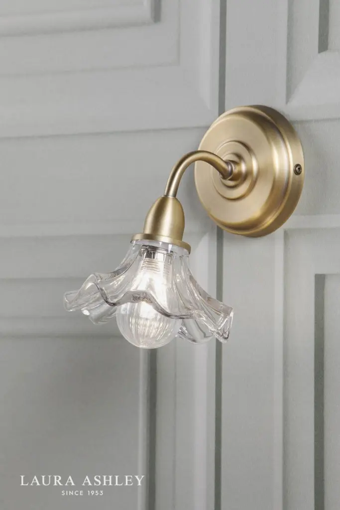 Kerswell Antique Brass Wall Light