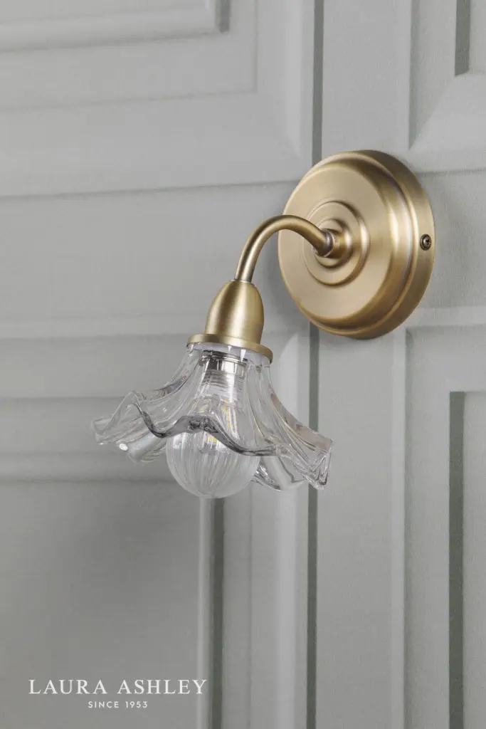 Kerswell Antique Brass Wall Light