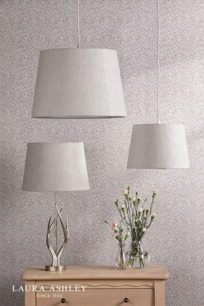 Bacall Natural Linen Shade 300mm/12 inch