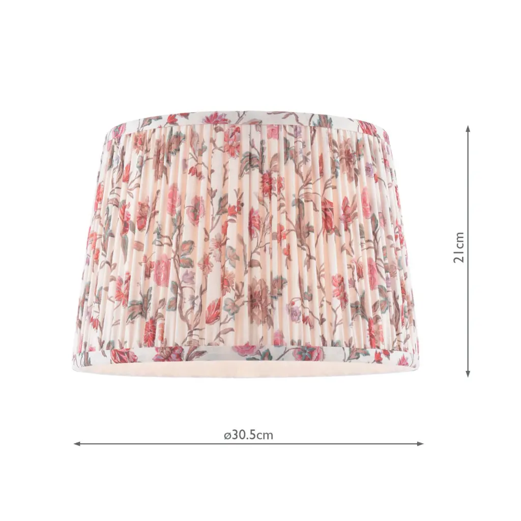 Lingmell Cream Cotton Tapered Shade 300mm