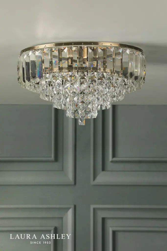Vienna 3 Light Antique Brass Flush Fitting