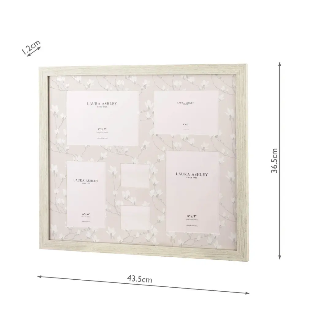 Magnolia White & Grey Photo Frame