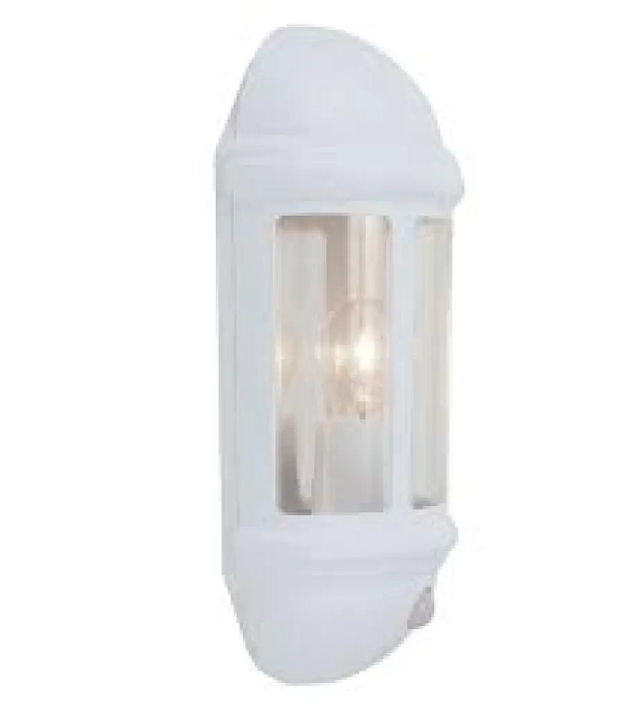 Latina PIR Half Lantern in White Finish