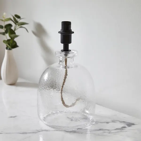 Lyra Glass Table Lamp Base Only