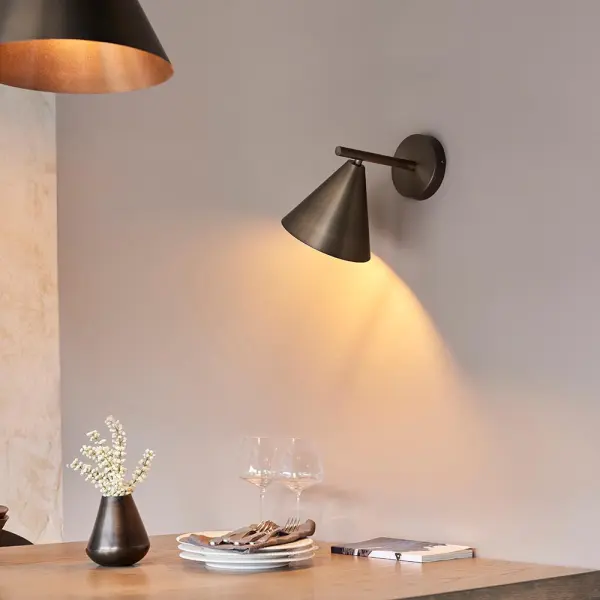 Cape Wall Light in Antique Bronze