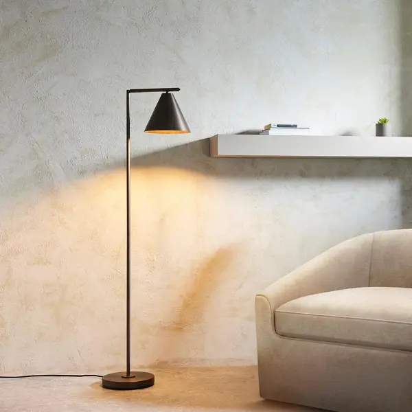 Cape Antique Bronze Floor Lamp