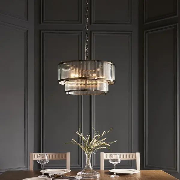 Ridgeton 5 Light Pendant in Antique Brass