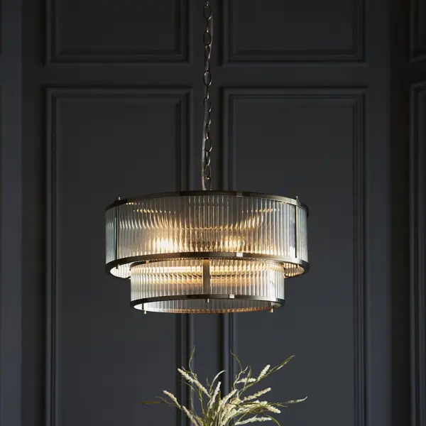 Ridgeton 5 Light Pendant in Antique Brass