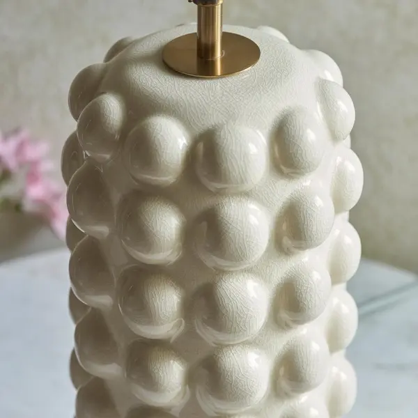 Bobble White Table Lamp Base Only
