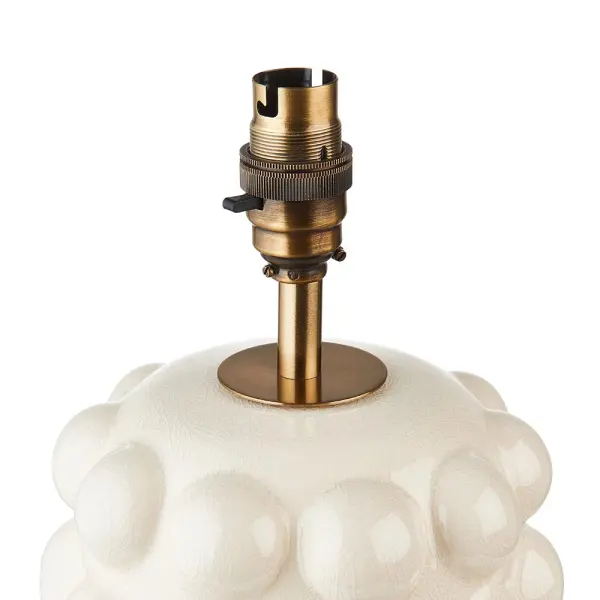 Bobble White Table Lamp Base Only