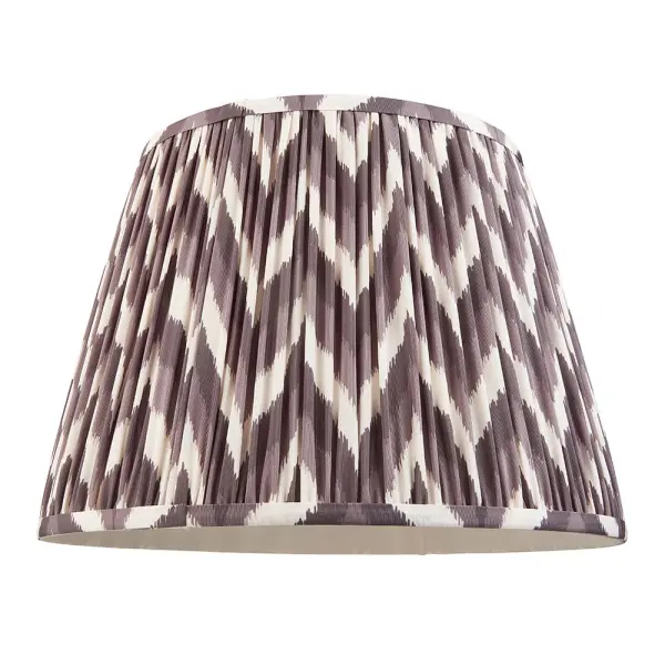 Zigzag 400mm Pearl Grey Tapered Shade