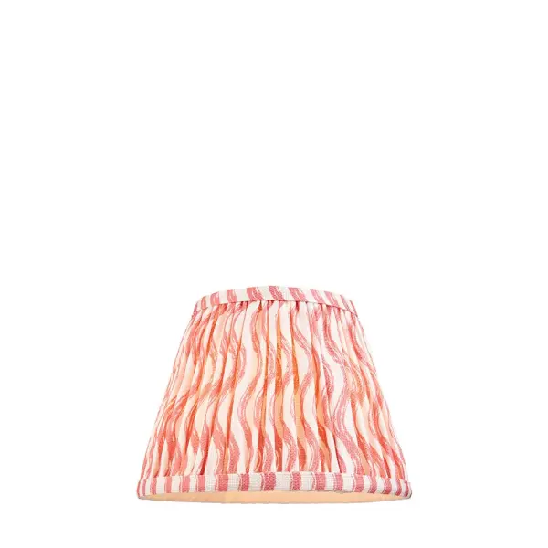 Ripple 200mm Coral Pink Tapered Shade