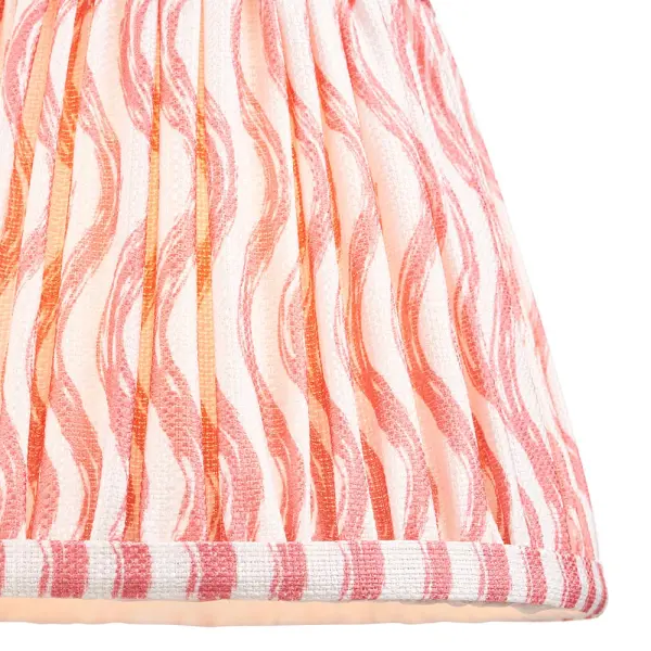 Ripple 200mm Coral Pink Tapered Shade