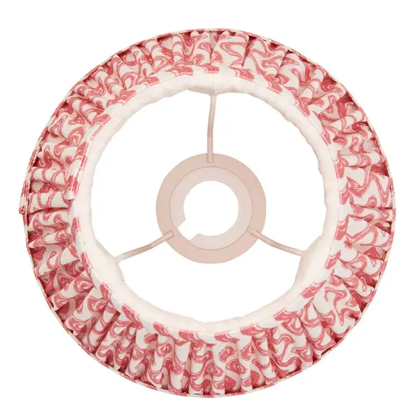 Ripple 200mm Coral Pink Tapered Shade
