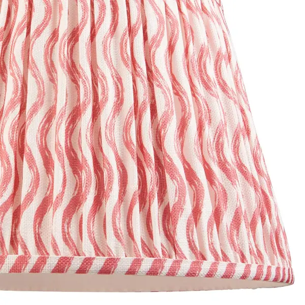Ripple 350mm Coral Pink Tapered Shade