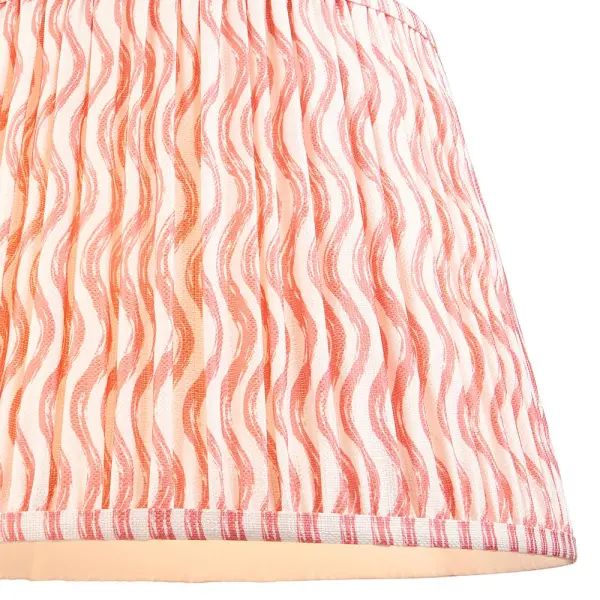 Ripple 400mm Coral Pink Tapered Shade