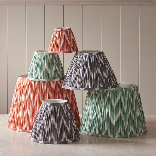 Zigzag 200mm Cotswold Green Tapered Shade