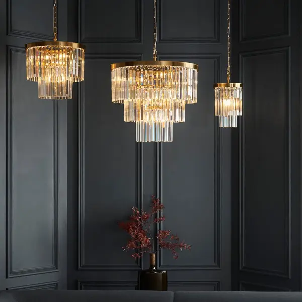Conaston Single Pendant in Brass