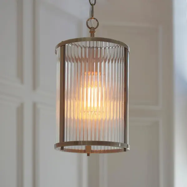 Ridgeton Single Antique Brass Pendant