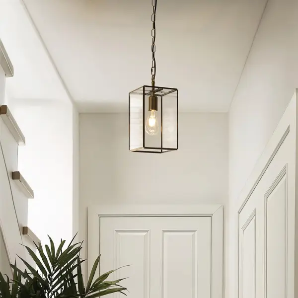 Hammond Small Single Glass Pendant