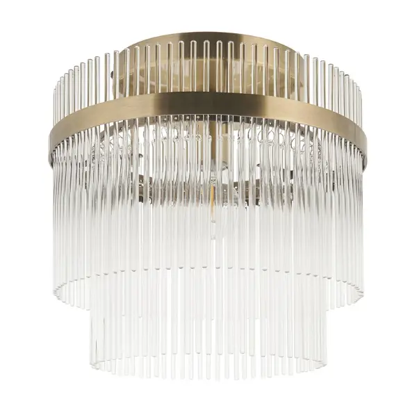 Marietta Antique Brass Flush Fitting