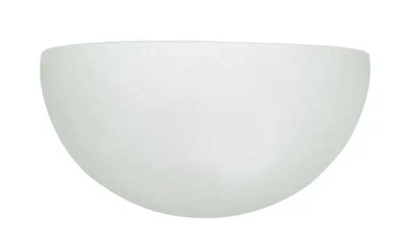 Pride 1 Light Ceramic Half Moon Wall Light