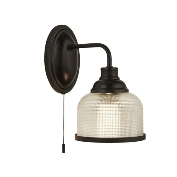 Highworth Matt Black Wall Light