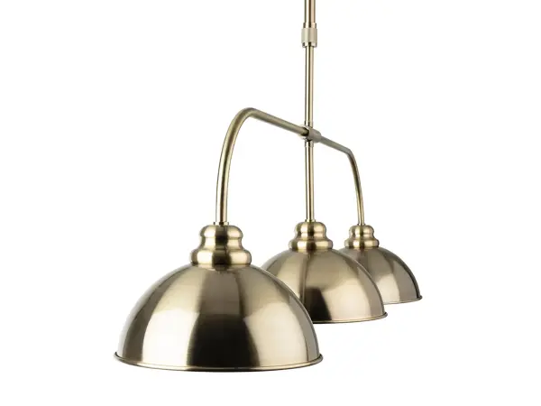 Eagle 3 Light Bar Pendant in Antique Brass