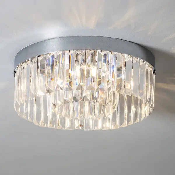 Crystal 5 Light Flush IP44