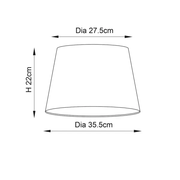 Cici 14 inch Shade Ivory