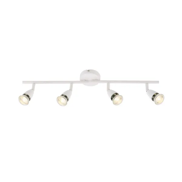 Amalfi 4 Light Spotlight Bar in Gloss White