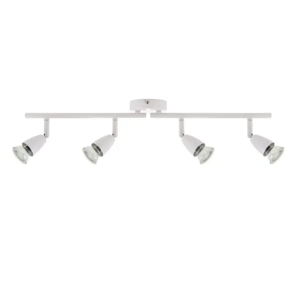 Amalfi 4 Light Spotlight Bar in Gloss White