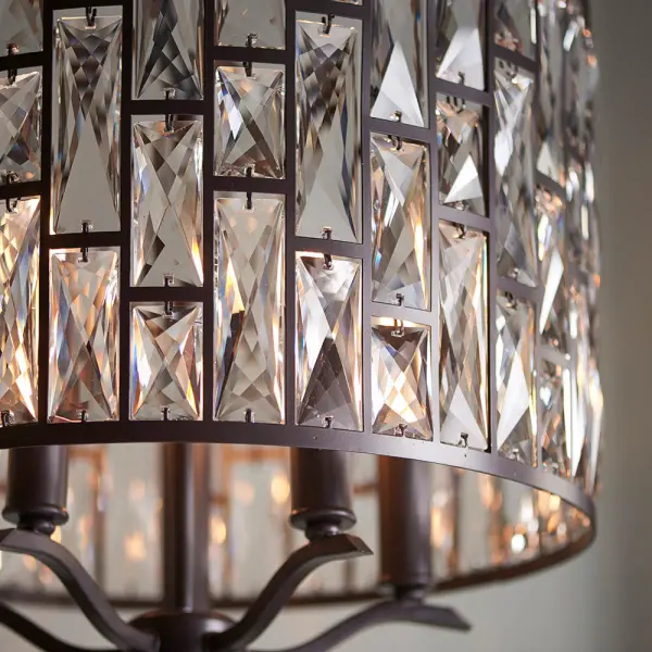 Belle 5 Light Pendant Bronze Finish
