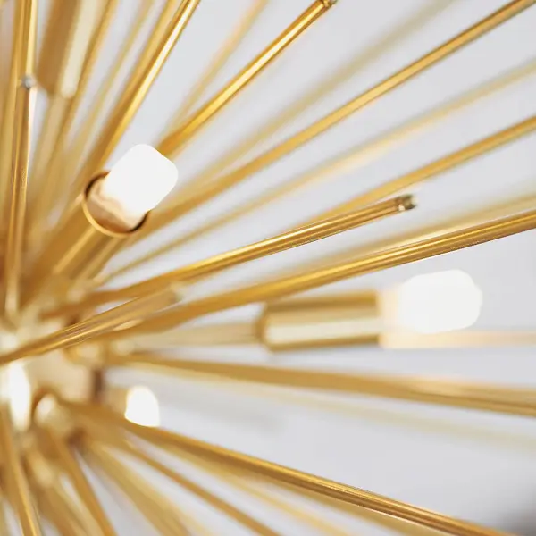Orta 9 Light Pendant in Gold